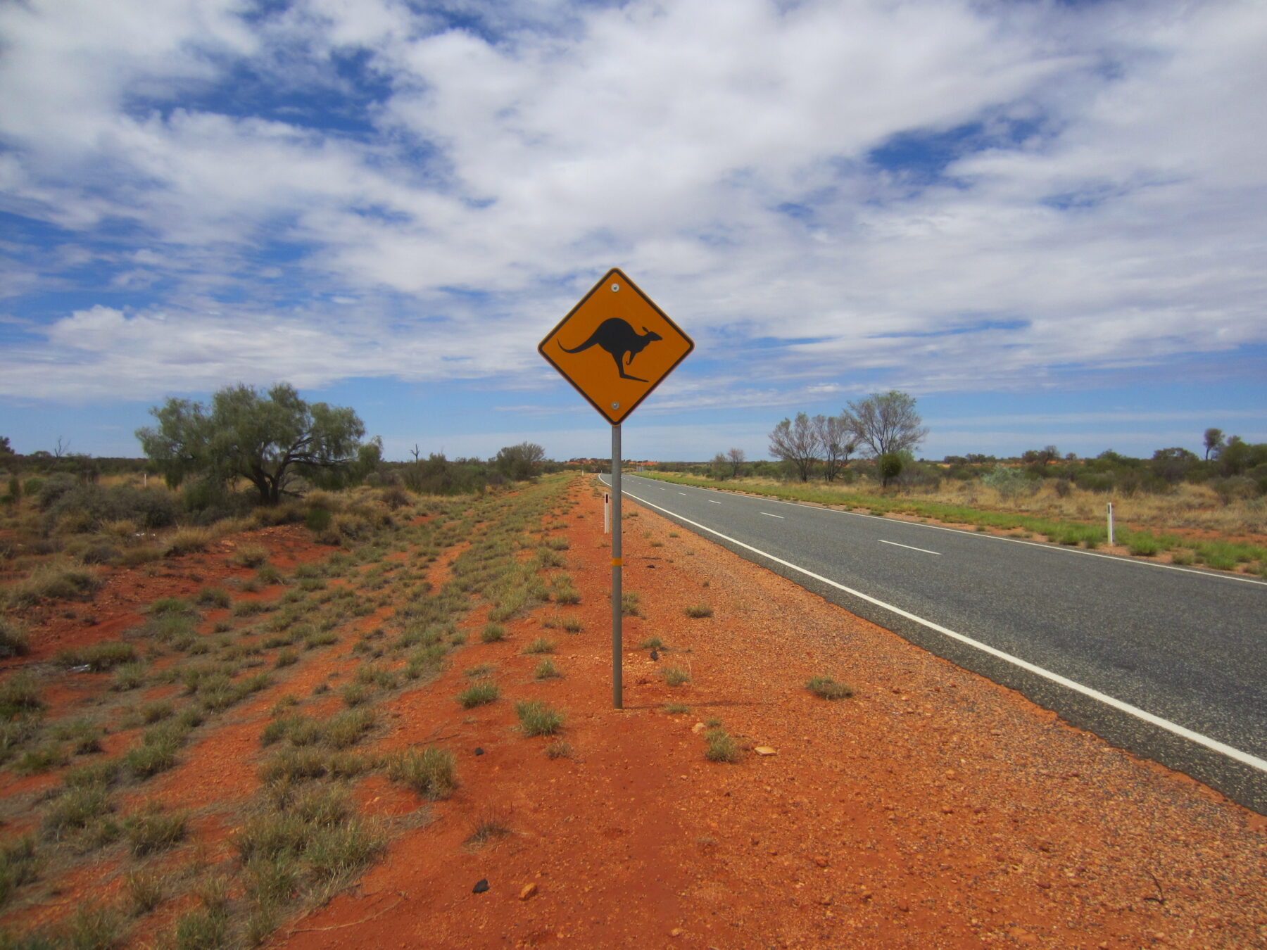Australia - Outback, Kangaroo Sign