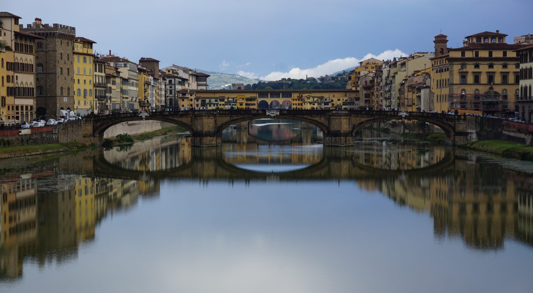 Florence, View To Ponte Vecchio