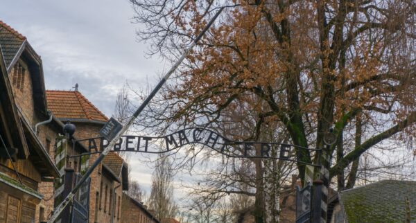 Memorial And Museum Auschwitz I, 'Arbeit Macht Frei' Sign Gate