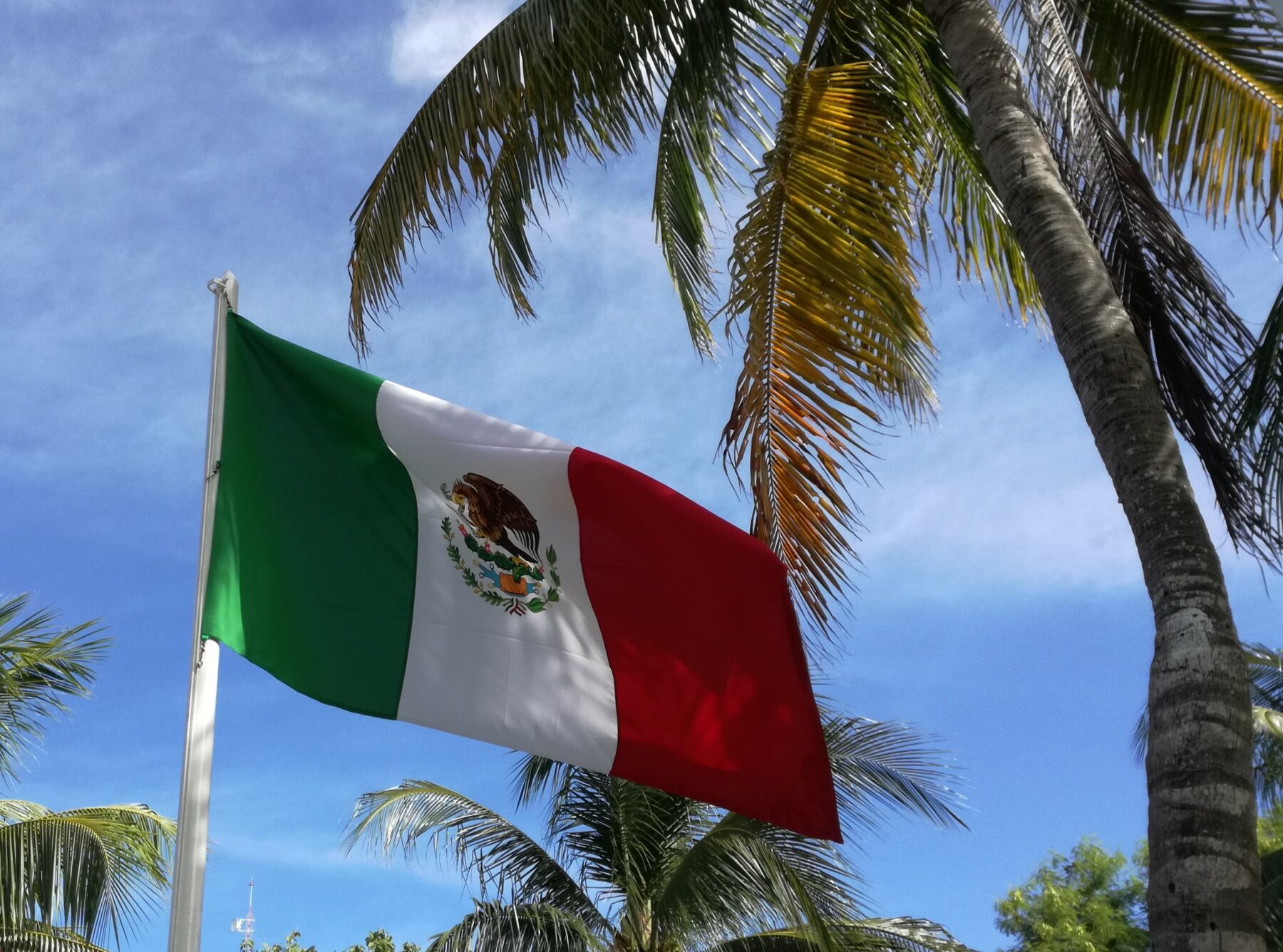 Mexico - Yucatan, Mexican Flag