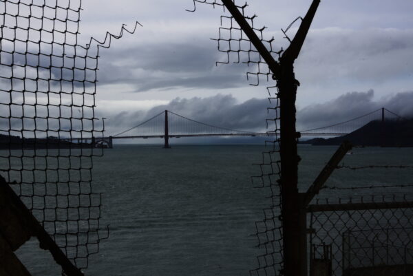 San Francisco, View From Alcatraz To Golden Gate Bridge
